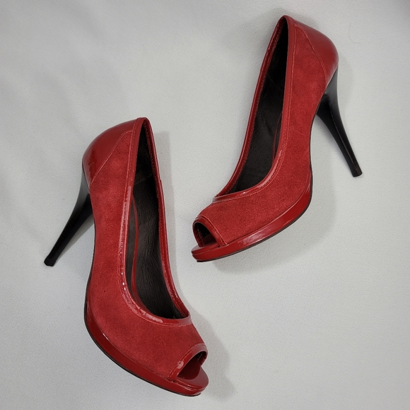 Donald J Pliner VELKA Peep Toe Pumps Sz 8 - Picture 14 of 15